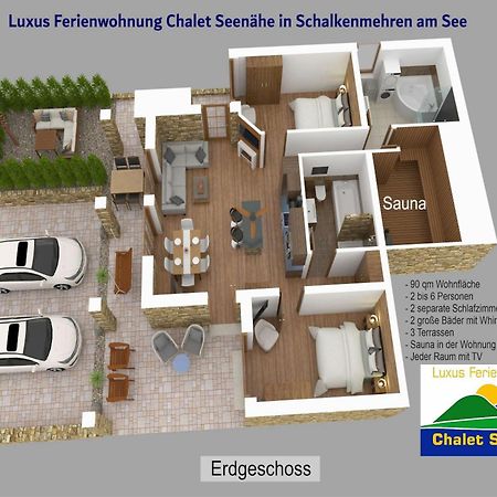 Ferienwohnung Chalet Seenähe Schalkenmehren Exterior foto