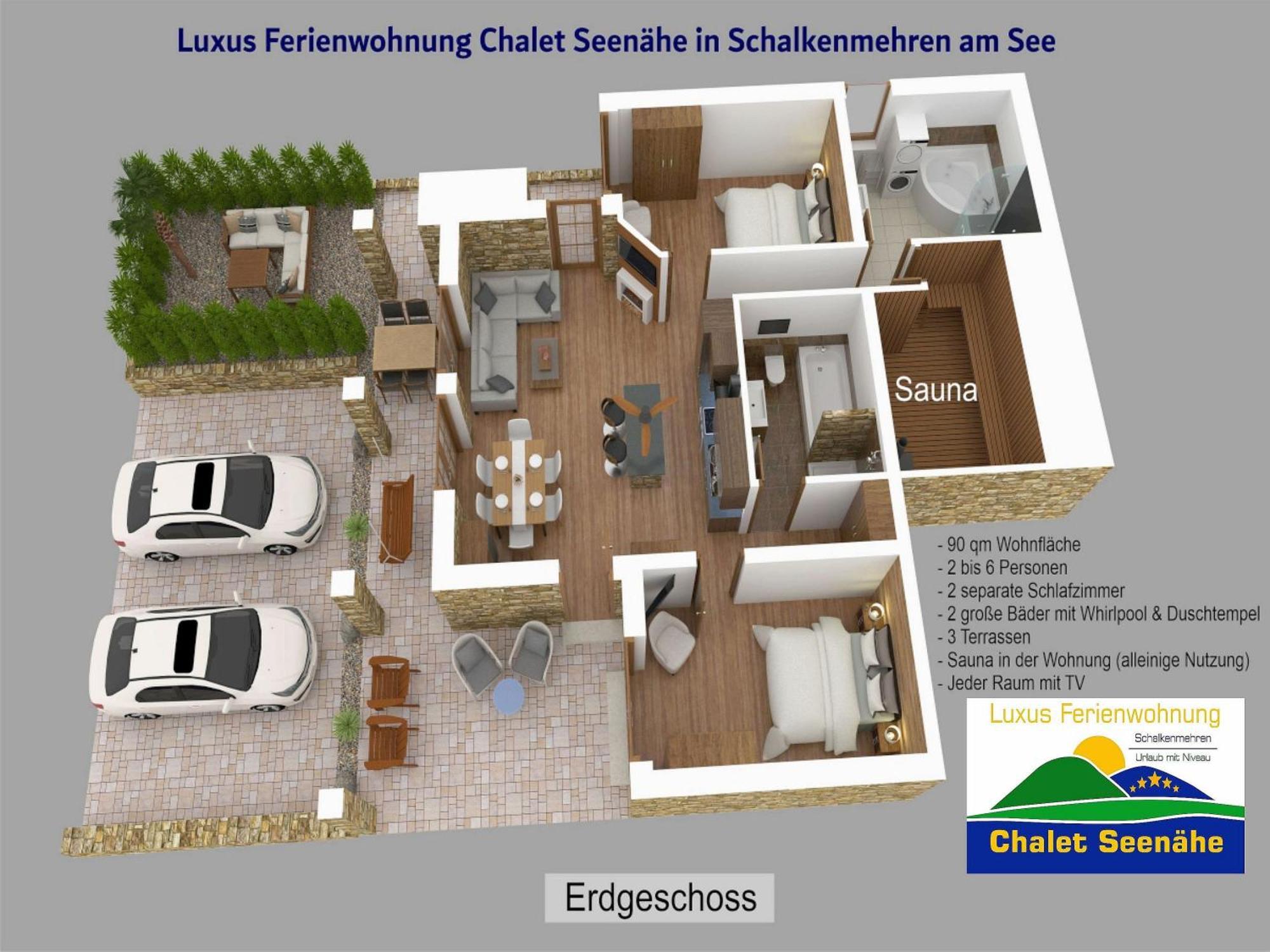 Ferienwohnung Chalet Seenähe Schalkenmehren Exterior foto
